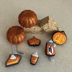 Pumpkin Spice Crocs Jibbitz